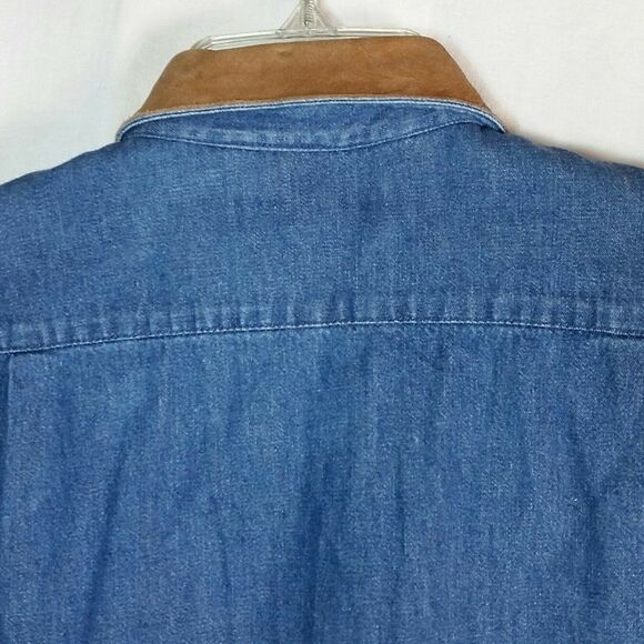 𝅺COUNTRY Legends Cabincore Denim Shirt M - Picture 5 of 11
